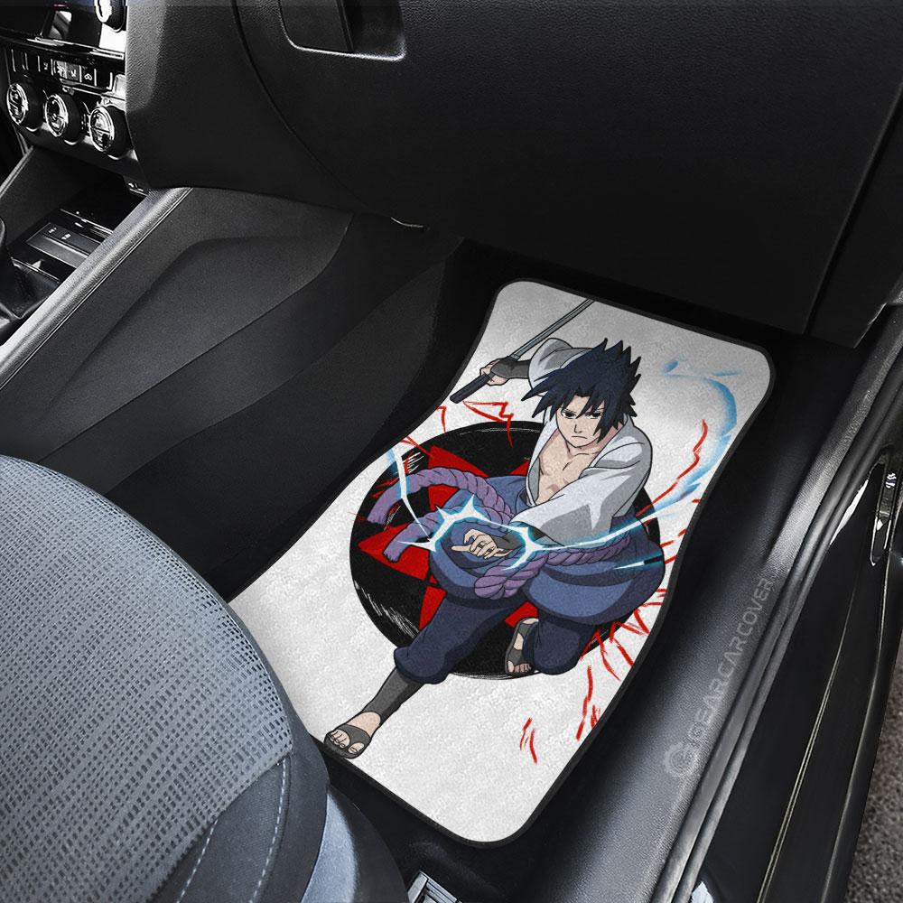 Uchiha Sasuke Car Floor Mats Custom For Fans - Gearcarcover - 4