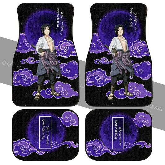 Uchiha Sasuke Car Floor Mats Custom Shippuden Anime Car Accessories - Gearcarcover - 2