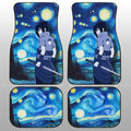 Uchiha Sasuke Car Floor Mats Custom Starry Night Styles - Gearcarcover - 1