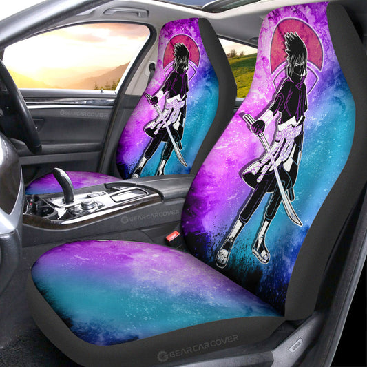 Uchiha Sasuke Car Seat Covers Custom Anime Car Accessories - Gearcarcover - 1