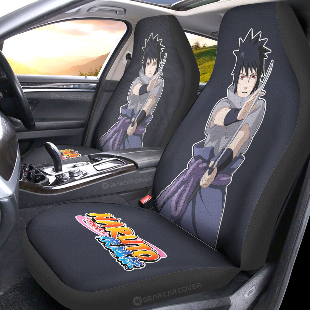 Uchiha Sasuke Car Seat Covers Custom Anime - Gearcarcover - 2