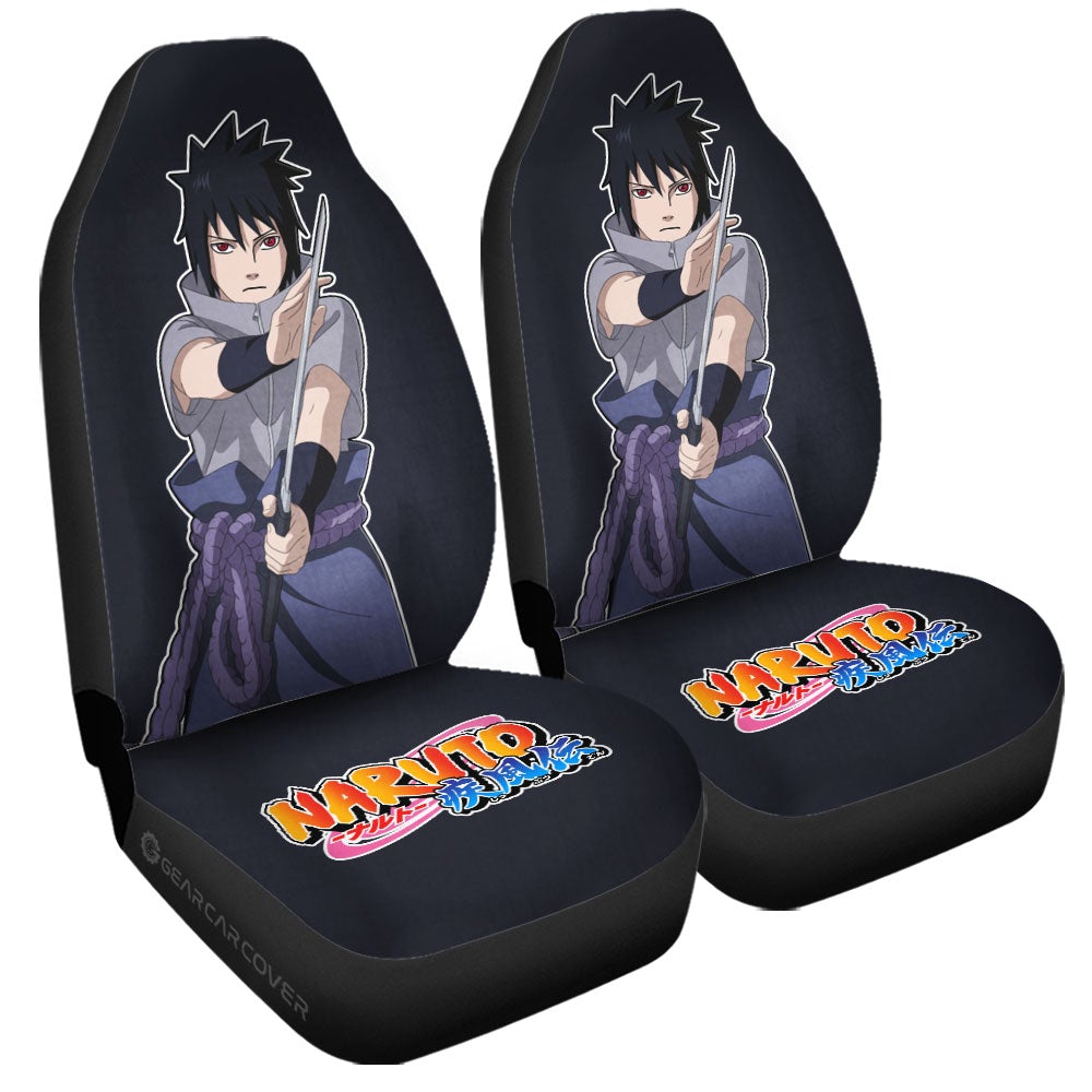 Uchiha Sasuke Car Seat Covers Custom Anime - Gearcarcover - 3