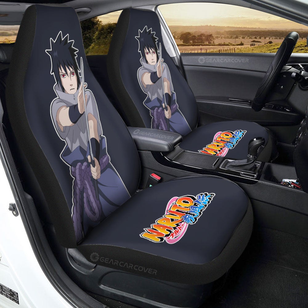 Uchiha Sasuke Car Seat Covers Custom Anime - Gearcarcover - 1