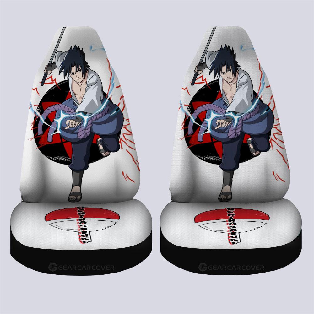 Uchiha Sasuke Car Seat Covers Custom For Anime Fans - Gearcarcover - 4
