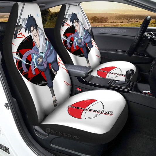 Uchiha Sasuke Car Seat Covers Custom For Anime Fans - Gearcarcover - 1