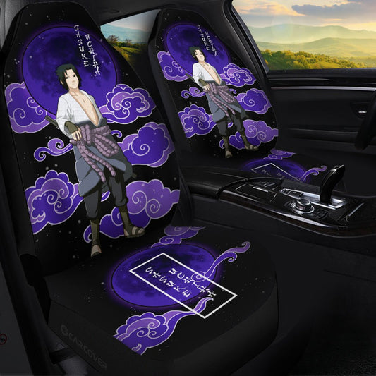 Uchiha Sasuke Car Seat Covers Custom Shippuden Anime Car Accessories - Gearcarcover - 1