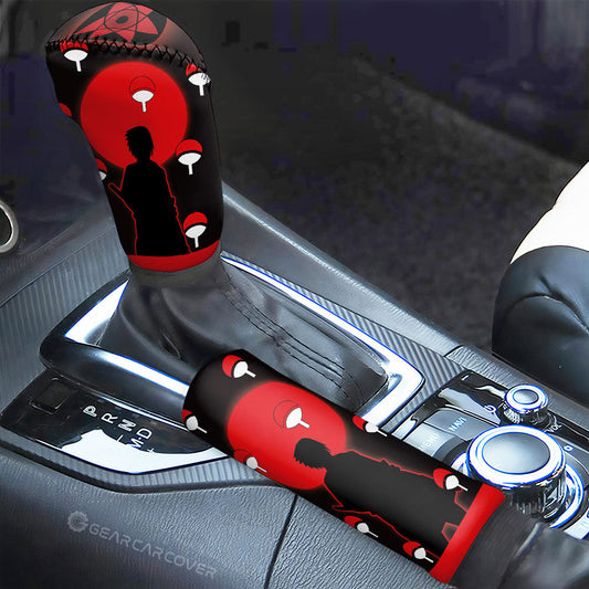 Uchiha Sasuke Car Shift Knobs Cover Set Collection - Gearcarcover - 1