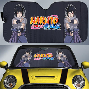 Uchiha Sasuke Car Sunshade Custom Anime - Gearcarcover - 1