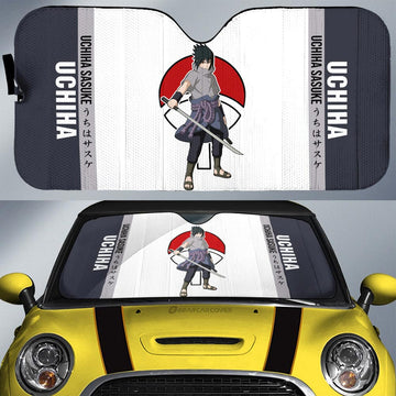 Uchiha Sasuke Car Sunshade Custom Car Accessories - Gearcarcover - 1