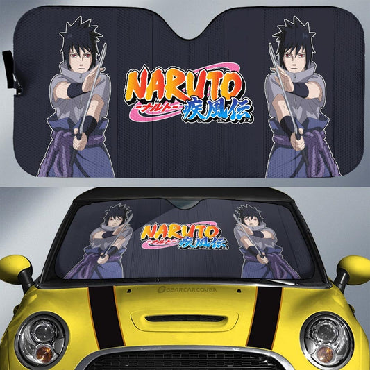 Uchiha Sasuke Car Sunshade Custom NRT - Gearcarcover - 1