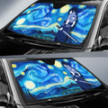 Uchiha Sasuke Car Sunshade Custom Starry Night Styles - Gearcarcover - 2