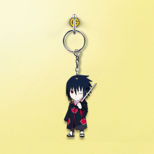 Uchiha Sasuke Keychains Custom Anime Car Accessories - Gearcarcover - 2