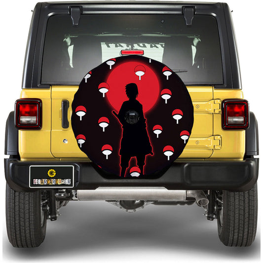 Uchiha Sasuke Spare Tire Covers Camera Hole Collection - Gearcarcover - 1