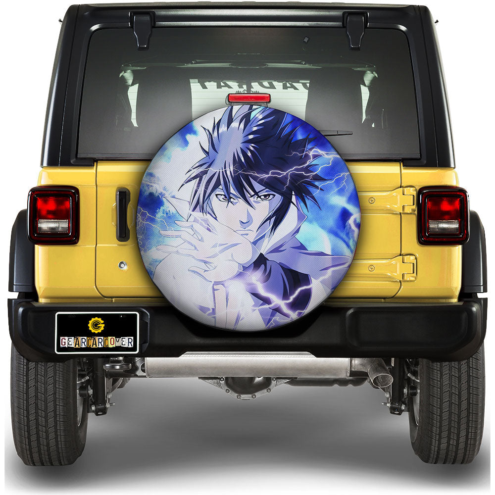 Uchiha Sasuke Spare Tire Covers Custom For Anime Fans - Gearcarcover - 1