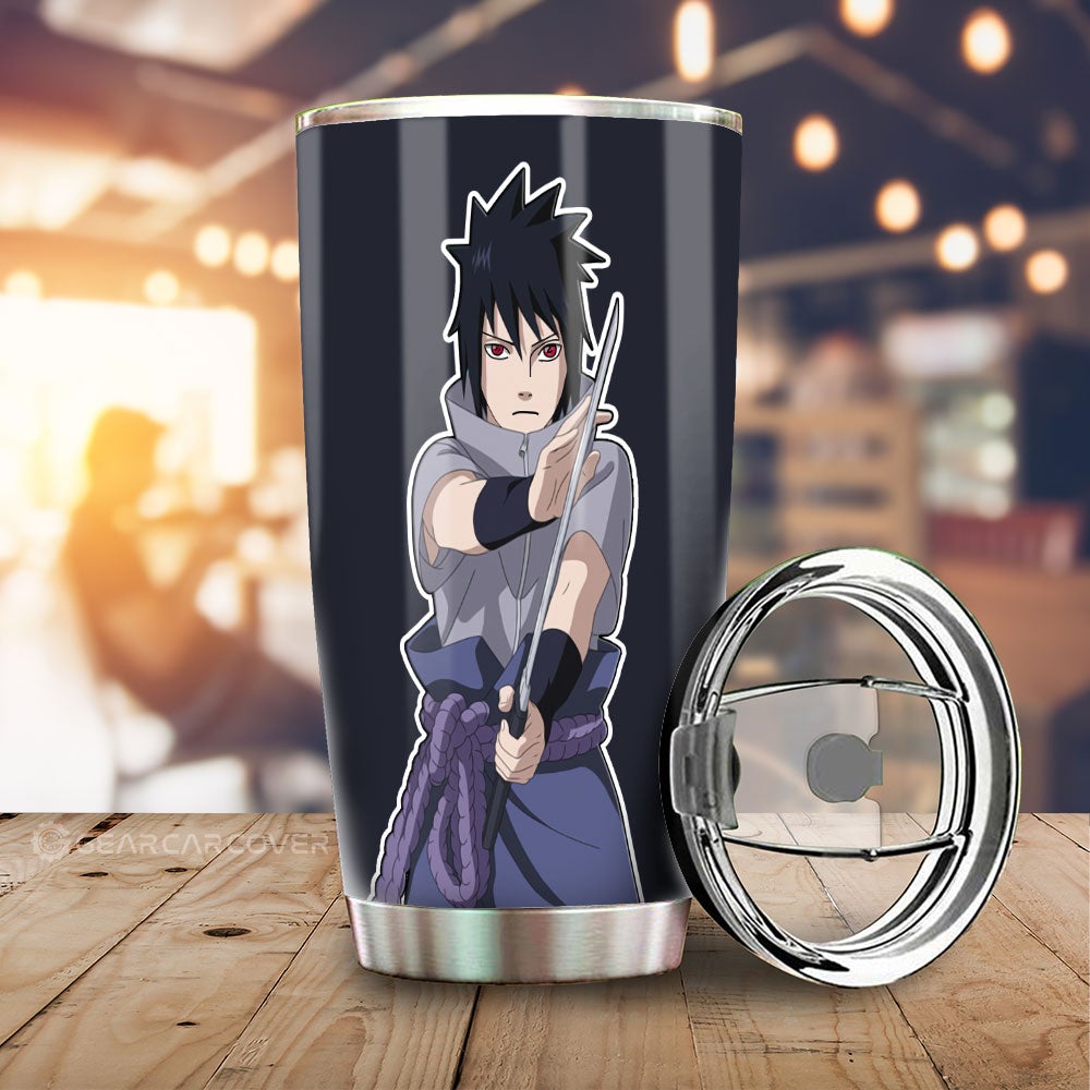 Uchiha Sasuke Tumbler Cup Custom Anime - Gearcarcover - 1