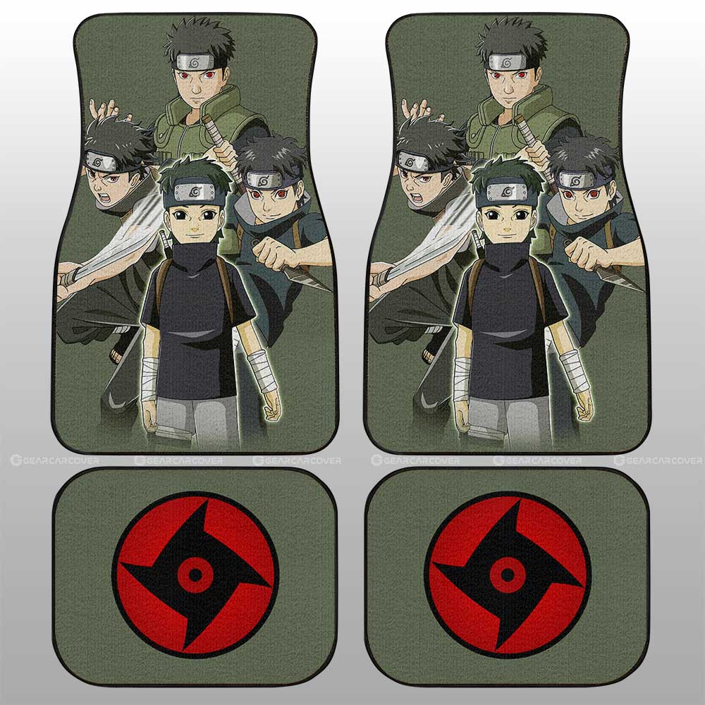 Uchiha Shisui Car Floor Mats Custom Anime Car Accessories - Gearcarcover - 2