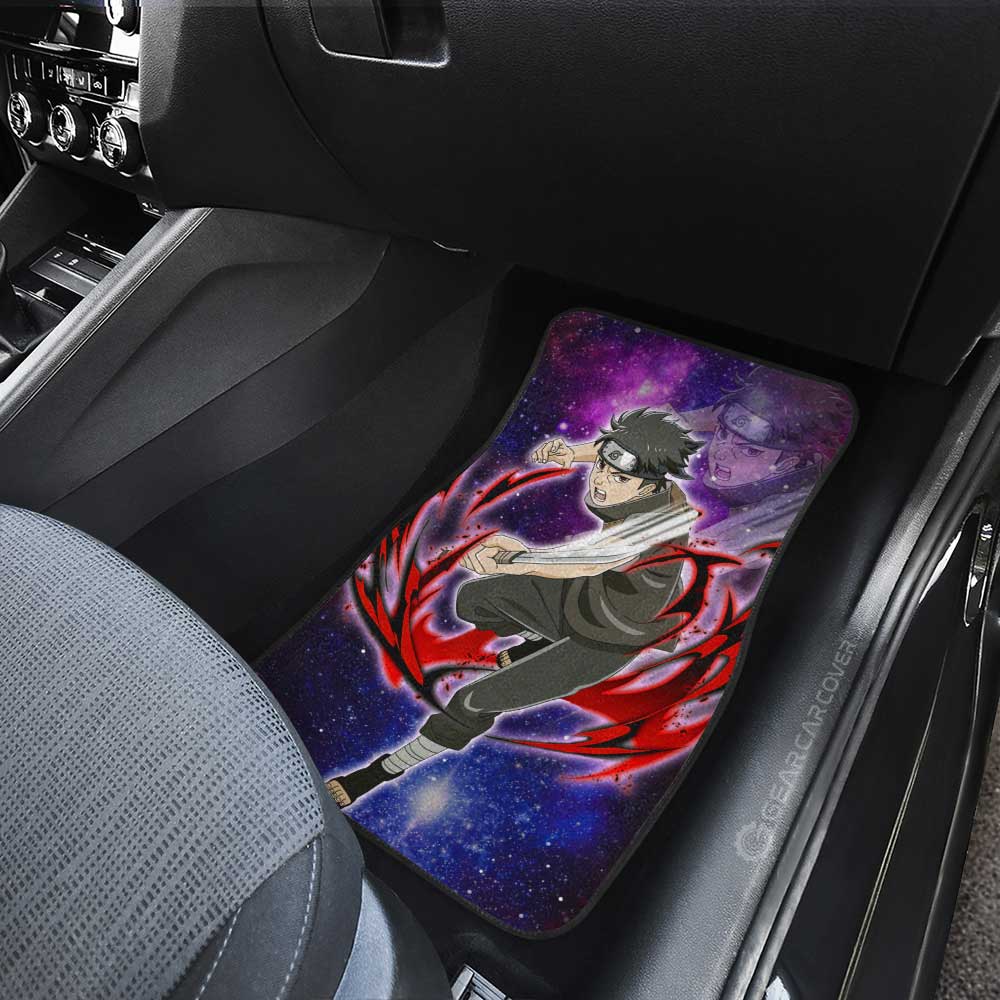 Uchiha Shisui Car Floor Mats Custom Anime Galaxy Style Car Accessories For Fans - Gearcarcover - 4