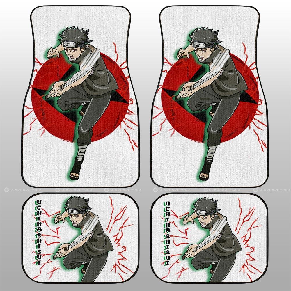 Uchiha Shisui Car Floor Mats Custom For Fans - Gearcarcover - 2