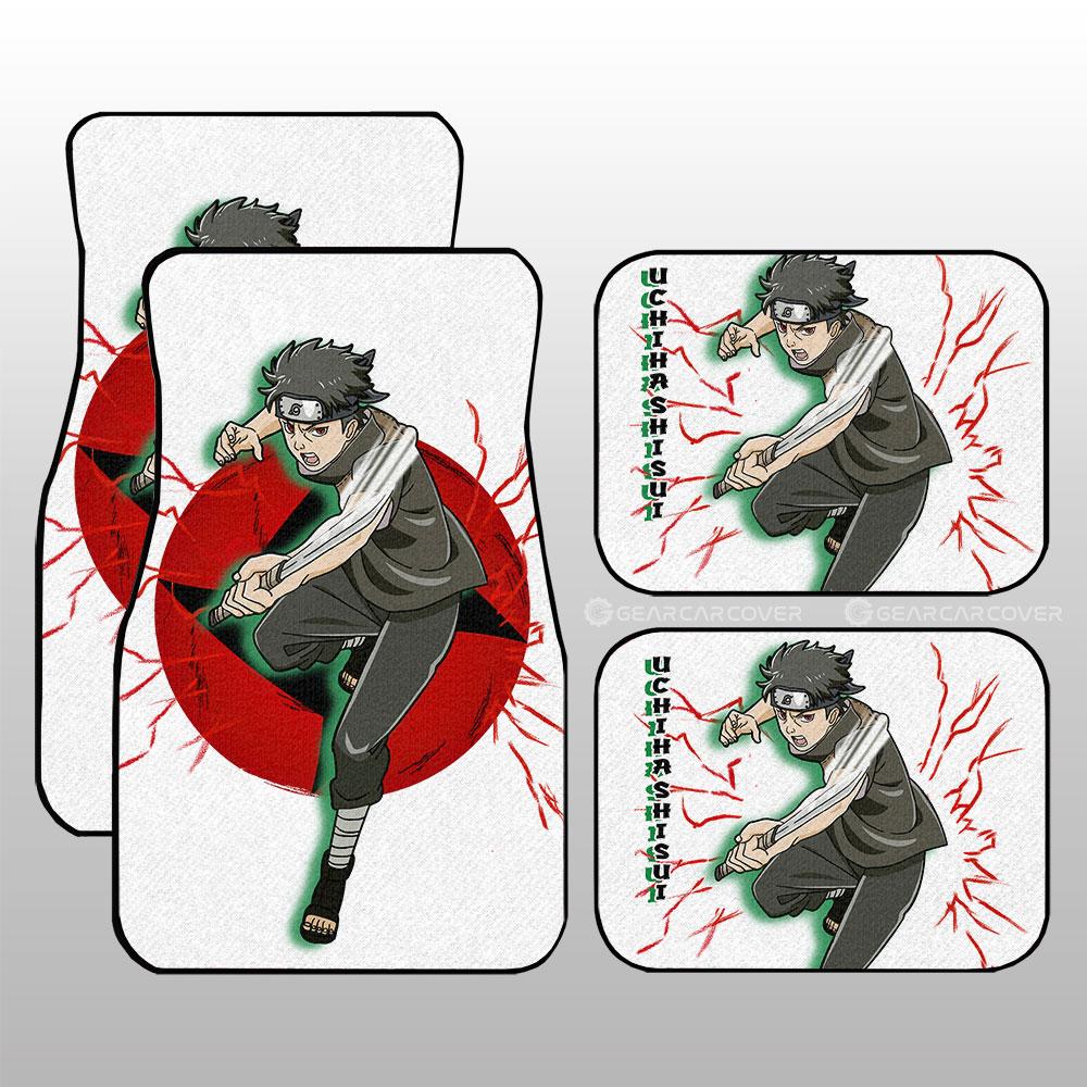 Uchiha Shisui Car Floor Mats Custom For Fans - Gearcarcover - 1