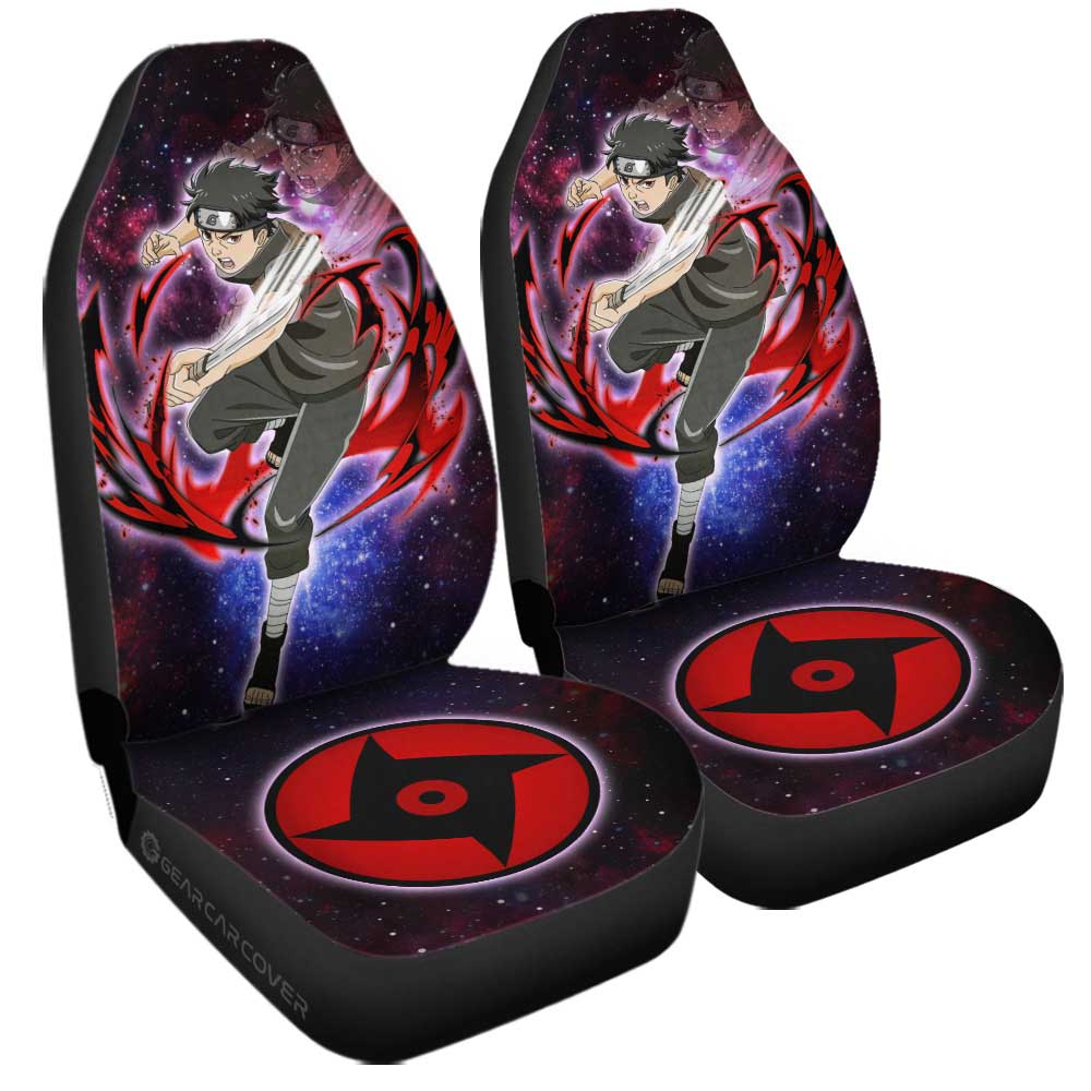 Uchiha Shisui Car Seat Covers Custom Anime Galaxy Style Car Accessories For Fans - Gearcarcover - 3