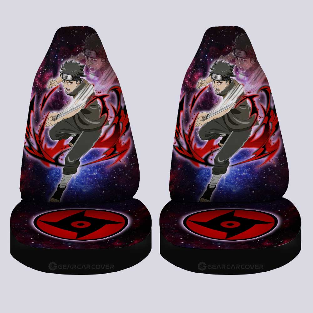 Uchiha Shisui Car Seat Covers Custom Anime Galaxy Style Car Accessories For Fans - Gearcarcover - 4