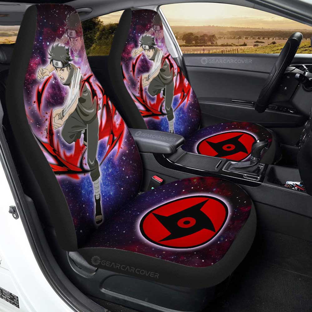 Uchiha Shisui Car Seat Covers Custom Anime Galaxy Style Car Accessories For Fans - Gearcarcover - 1