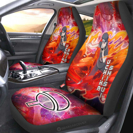 Uchiha Shisui Car Seat Covers Custom Characters Anime Car Accessories - Gearcarcover - 1