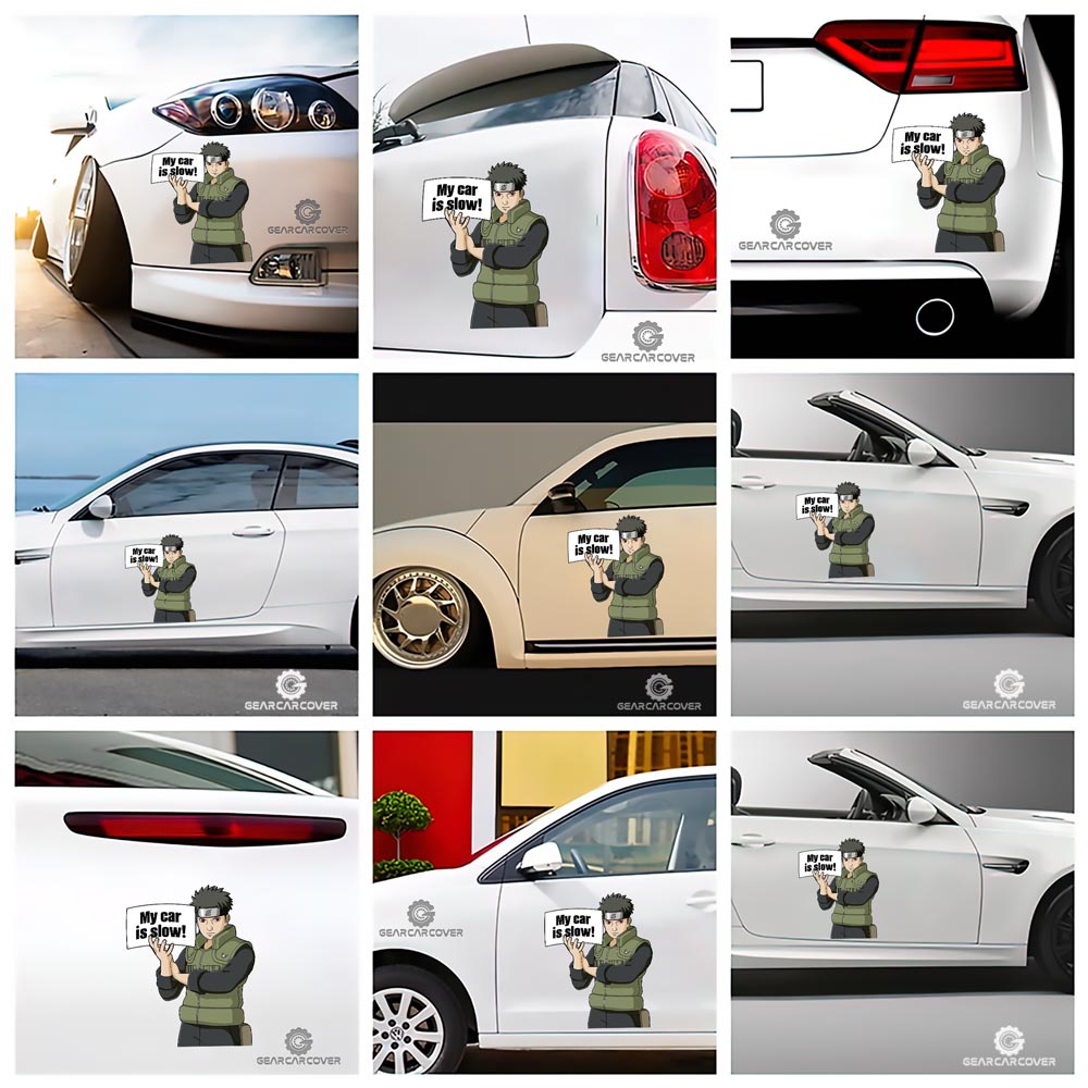 Uchiha Shisui Car Sticker Custom My Car Is Slow Funny - Gearcarcover - 2