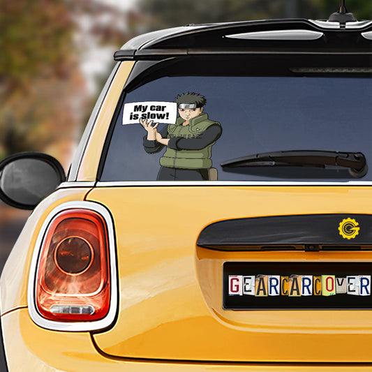 Uchiha Shisui Car Sticker Custom My Car Is Slow Funny - Gearcarcover - 1