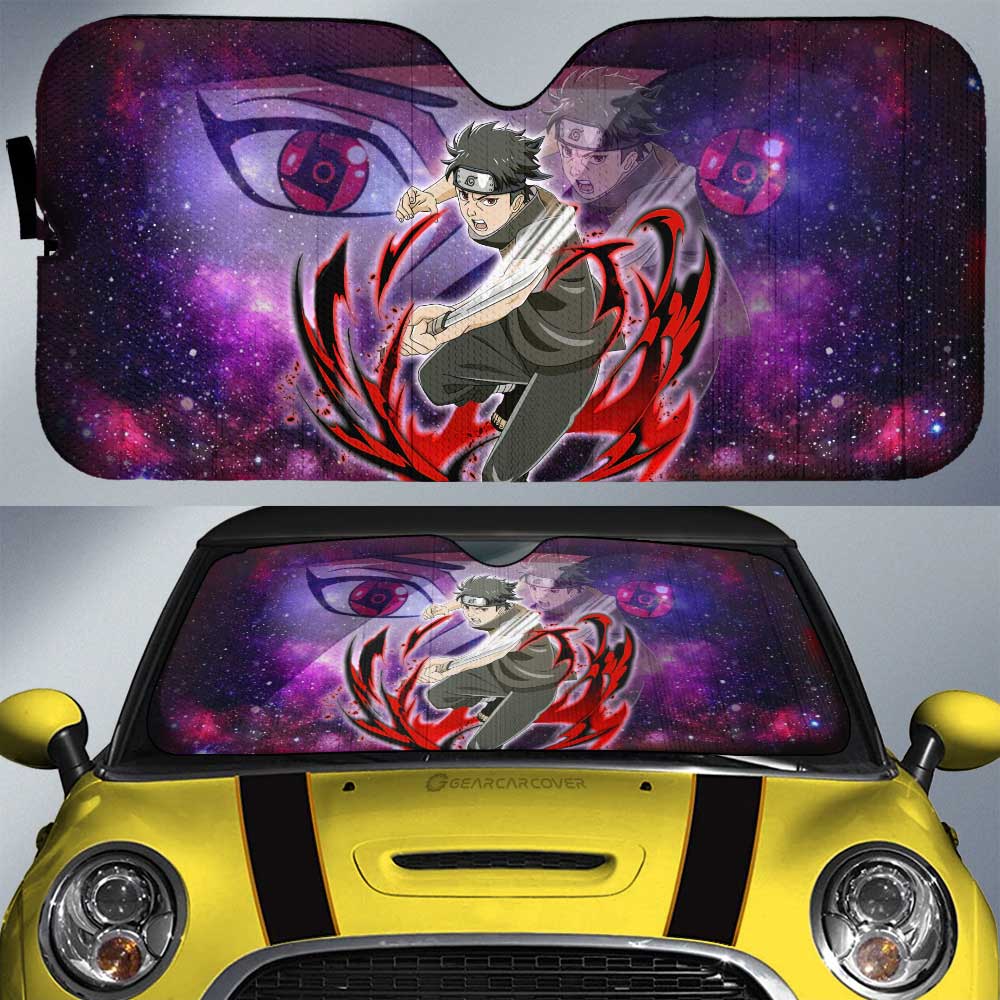 Uchiha Shisui Car Sunshade Custom Galaxy Style Car Accessories For Fans - Gearcarcover - 1