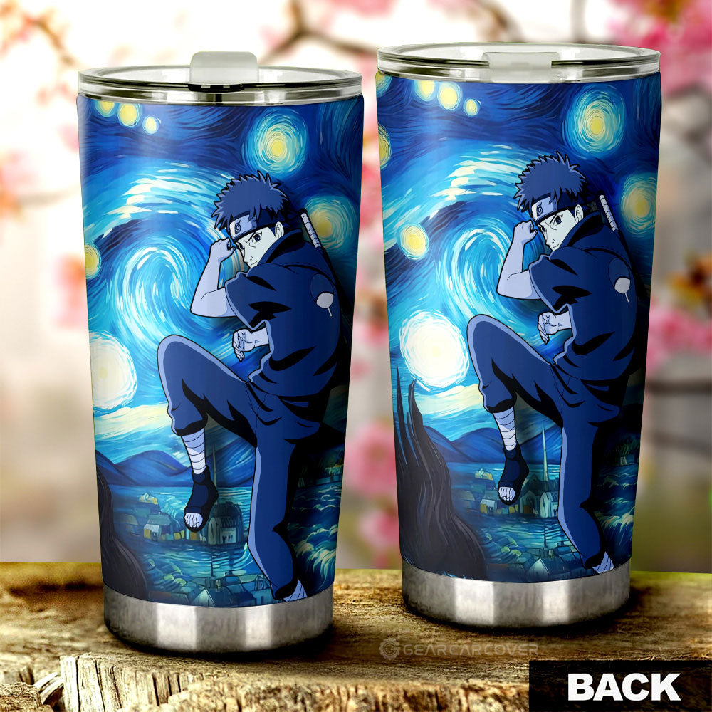 Uchiha Shisui Tumbler Cup Custom Starry Night Styles - Gearcarcover - 2