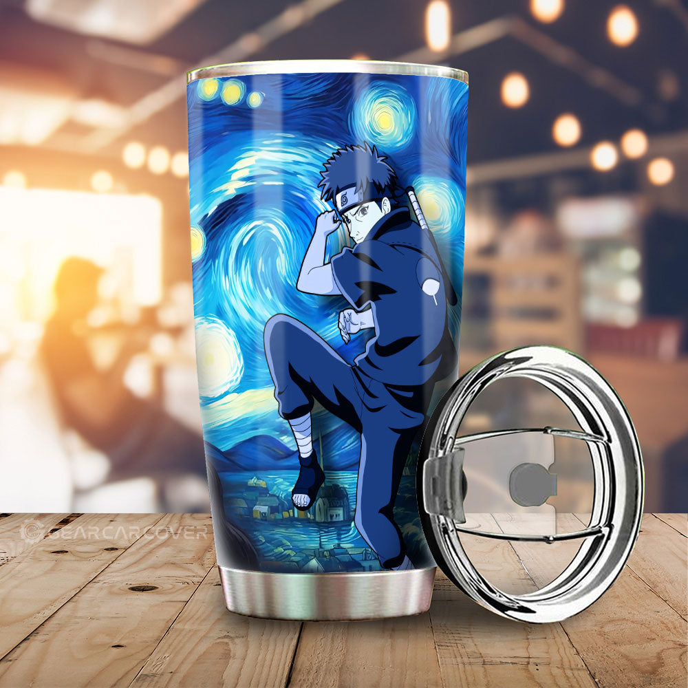 Uchiha Shisui Tumbler Cup Custom Starry Night Styles - Gearcarcover - 1