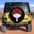 Uchiha Symbol Spare Tire Covers Custom Anime Car Accessories - Gearcarcover - 3