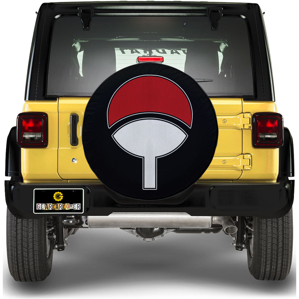Uchiha Symbol Spare Tire Covers Custom Car Accessories - Gearcarcover - 1