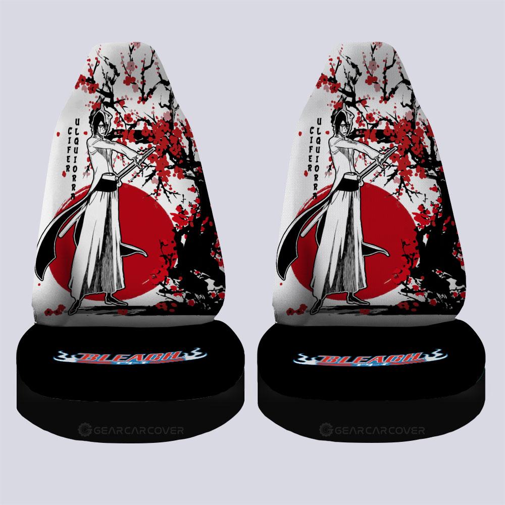 Ulquiorra Cifer Car Seat Covers Custom Japan Style Bleach Car Interior Accessories - Gearcarcover - 4