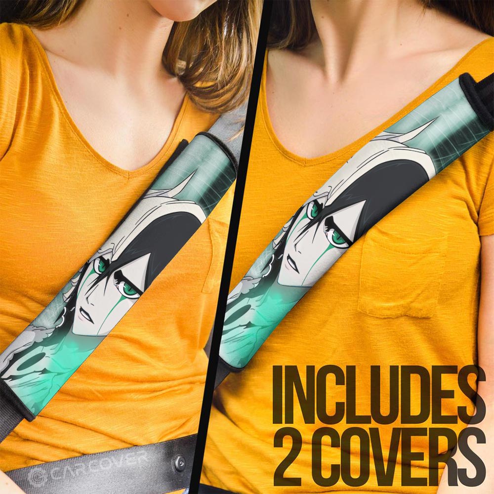 Ulquiorra Cifer Seat Belt Covers Custom Bleach Car Accessories - Gearcarcover - 3