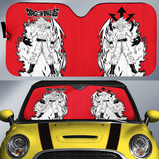 Ultra Instinct Car Sunshade Custom Car Accessories Manga Style - Gearcarcover - 1