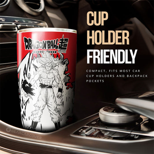 Ultra Instinct Tumbler Cup Custom Car Accessories Manga Style - Gearcarcover - 2