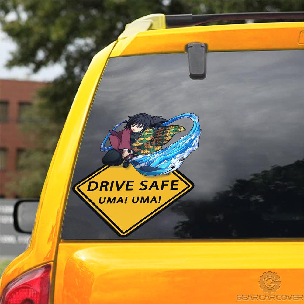 Uma Uma Giyuu Car Sticker Custom For Fans - Gearcarcover - 3