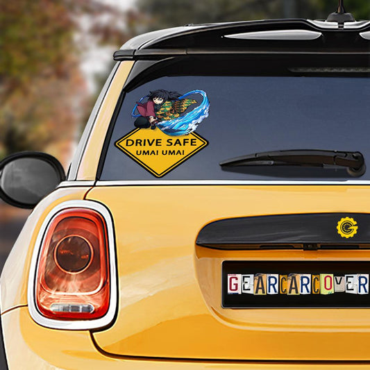 Uma Uma Giyuu Car Sticker Custom For Fans - Gearcarcover - 1