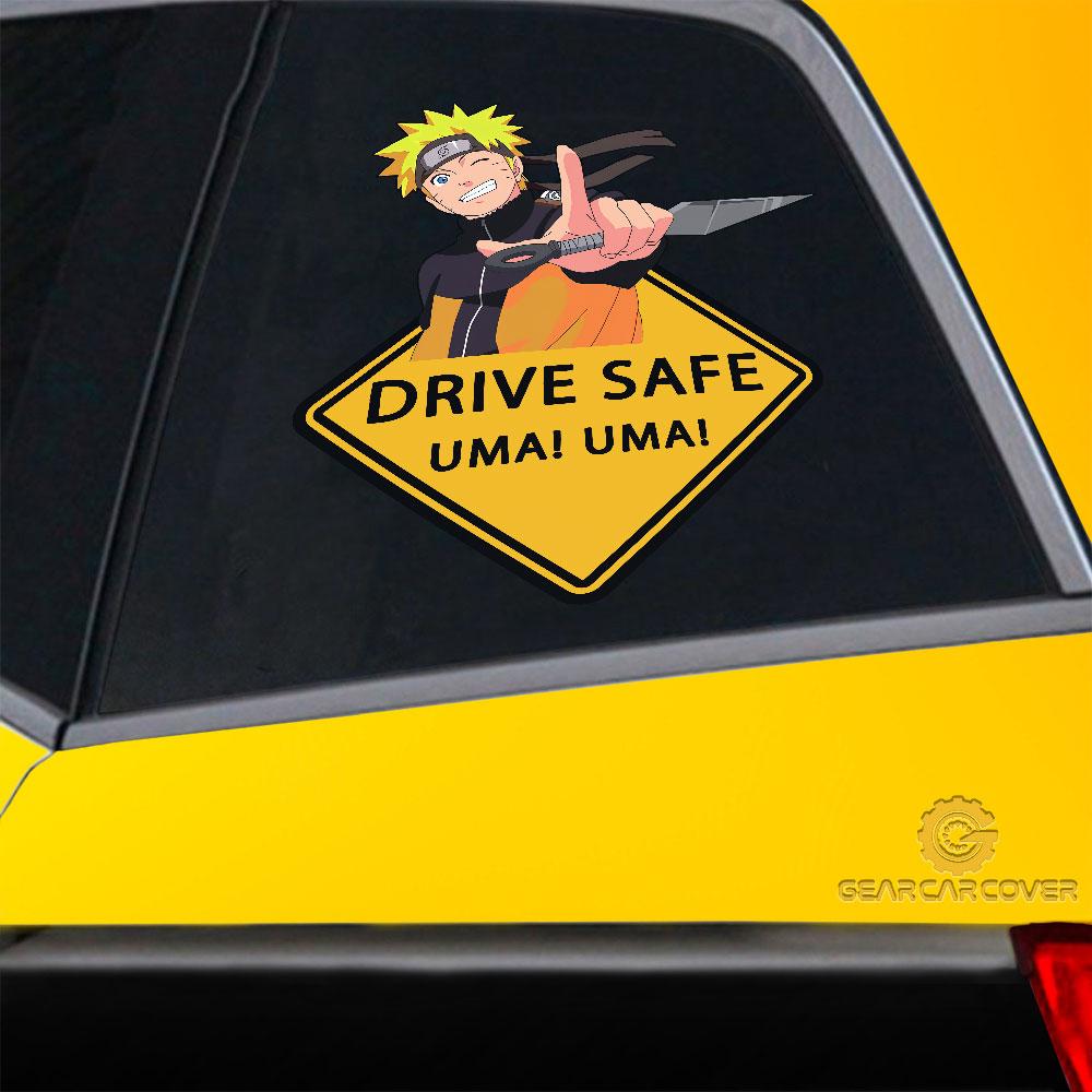 Uma Uma Uzumaki Naurto Warning Car Sticker Custom NRT - Gearcarcover - 2