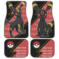 Umbreon Car Floor Mats Custom Anime Car Interior Accessories - Gearcarcover - 1