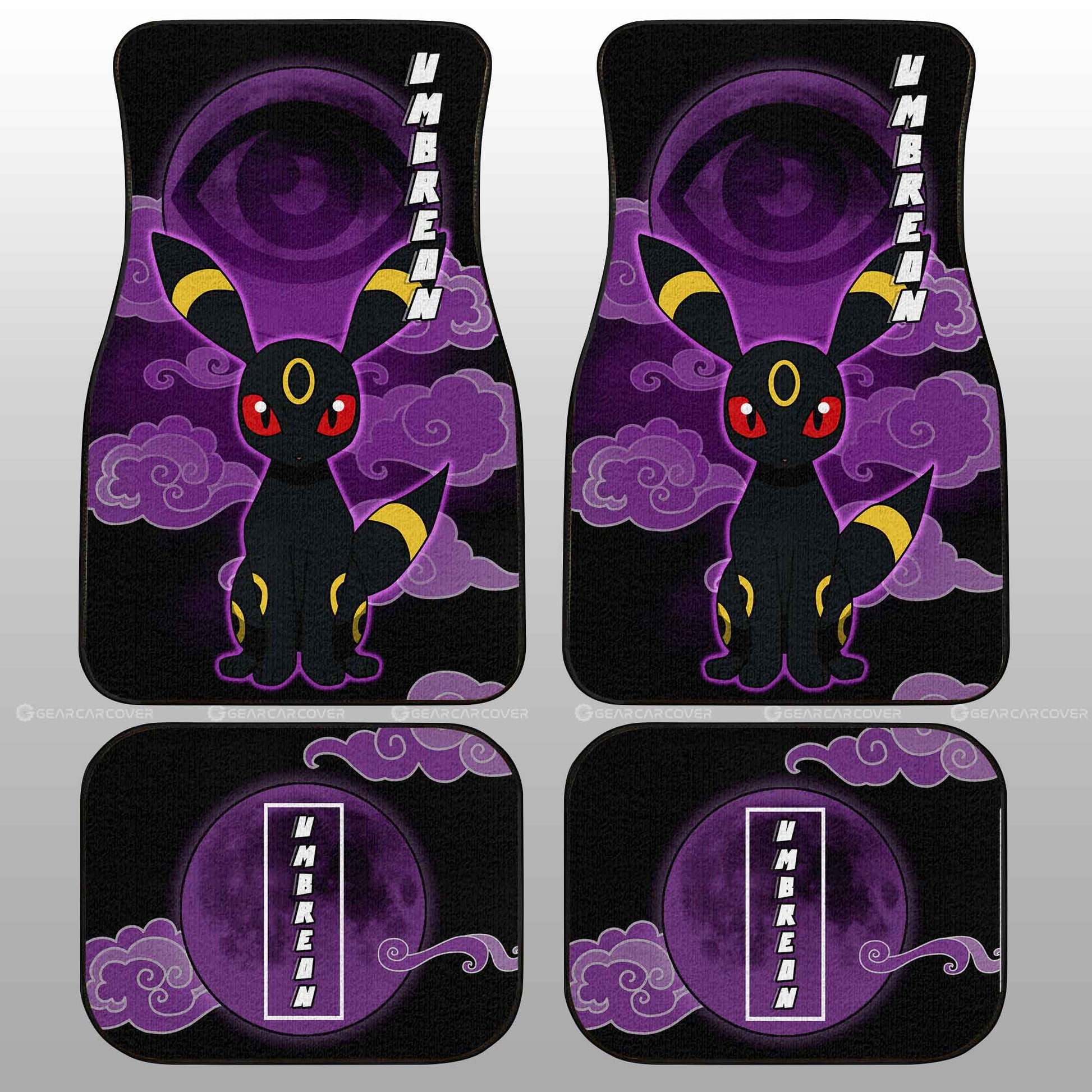 Umbreon Car Floor Mats Custom Car Accessories For Fans - Gearcarcover - 2