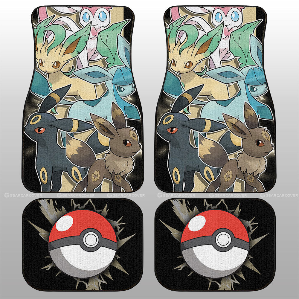 Umbreon Car Floor Mats Custom Car Accessories For Fans - Gearcarcover - 1