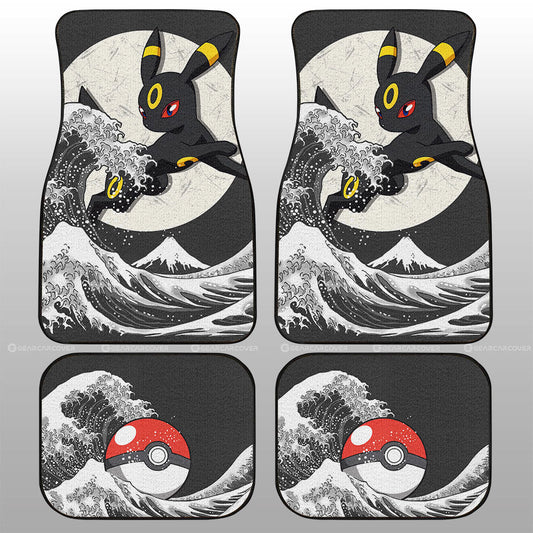 Umbreon Car Floor Mats Custom Pokemon Car Accessories - Gearcarcover - 1