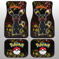 Umbreon Car Floor Mats Custom Tie Dye Style Anime Car Accessories - Gearcarcover - 2