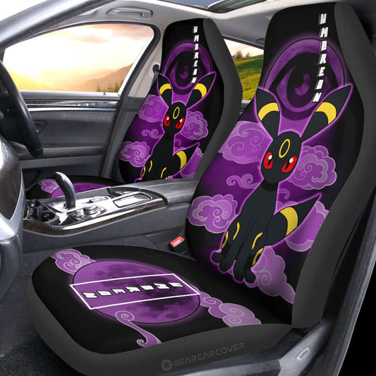 Umbreon Car Seat Covers Custom Anime Car Accessories For Anime Fans - Gearcarcover - 2