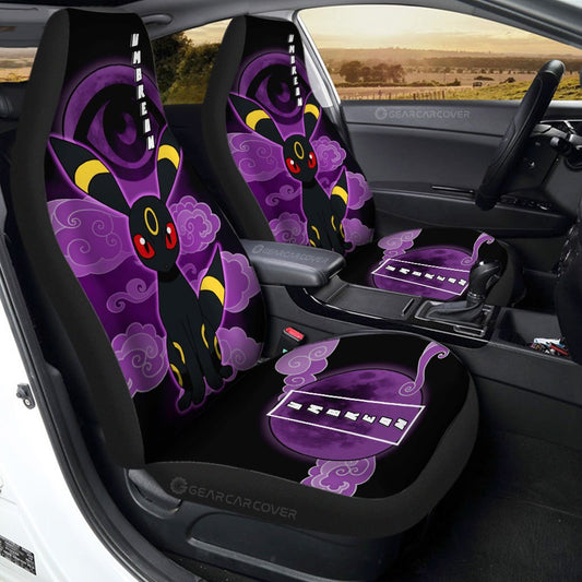 Umbreon Car Seat Covers Custom Anime Car Accessories For Anime Fans - Gearcarcover - 1
