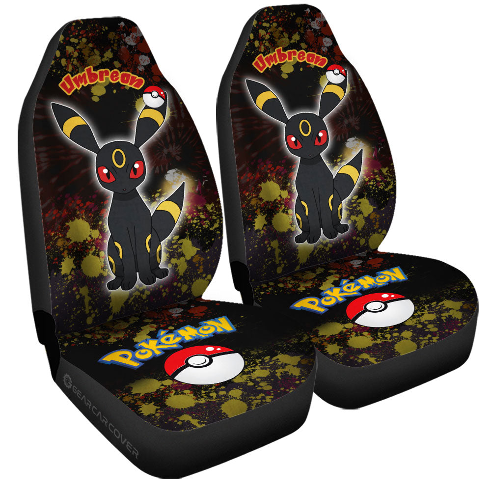 Umbreon Car Seat Covers Custom Tie Dye Style Car Accessories - Gearcarcover - 3