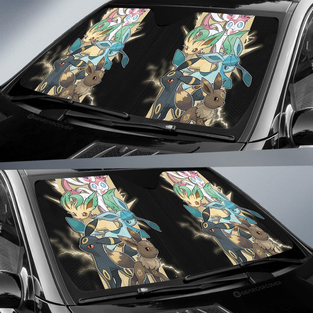 Umbreon Car Sunshade Custom Car Accessories For Fans - Gearcarcover - 2